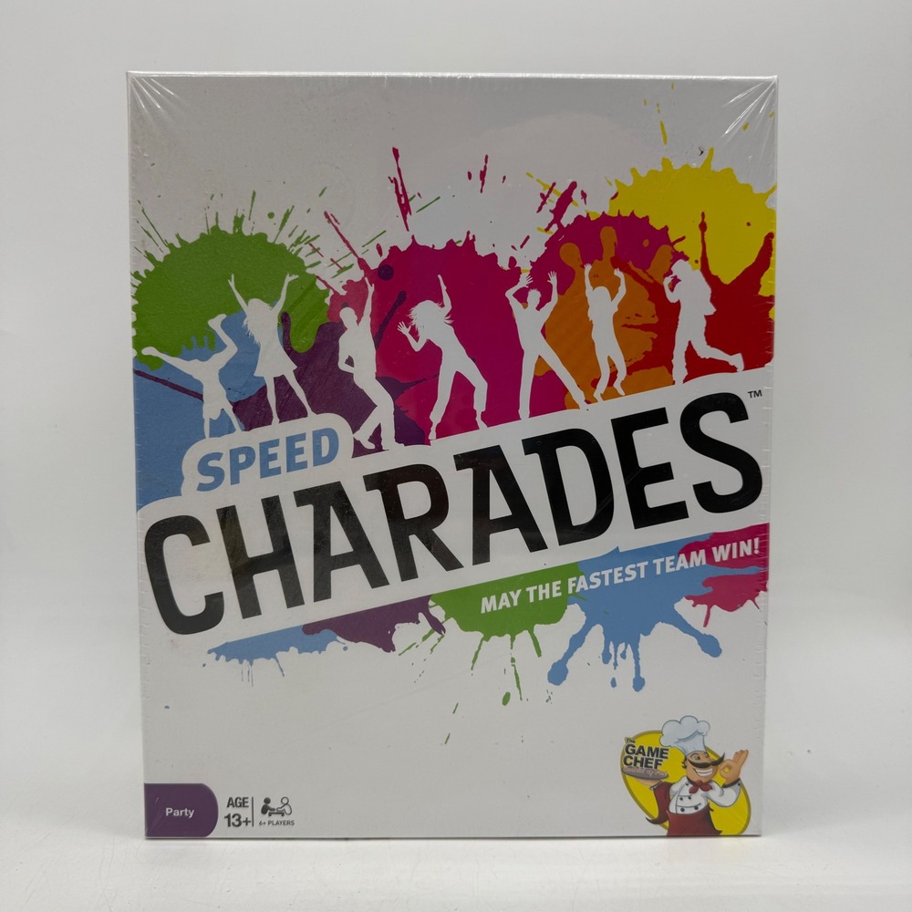 The Game Chef Speed Charades Party Game New Sealed 280 Cards 1400 Words
